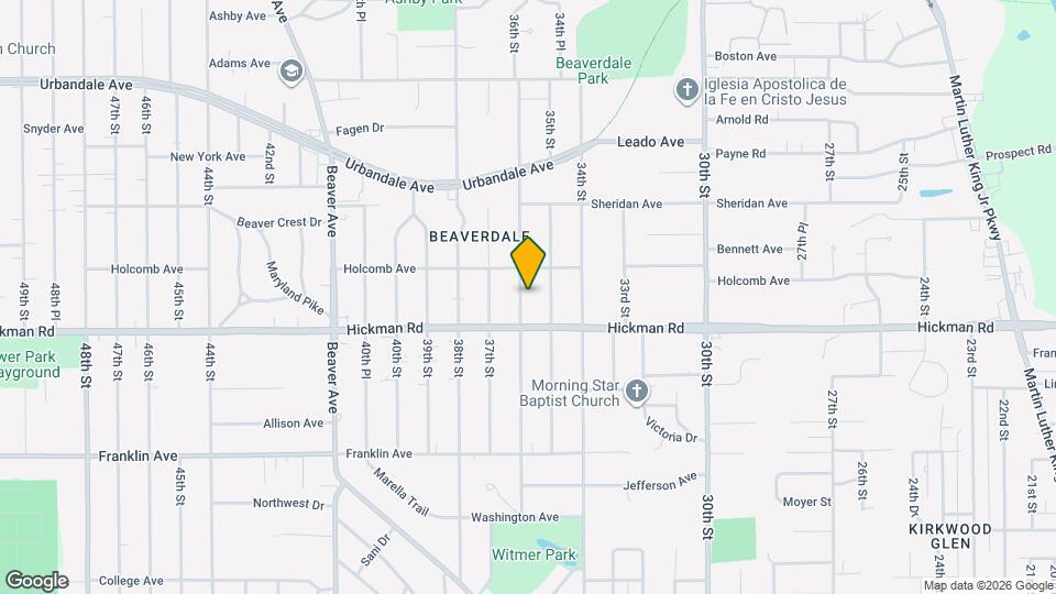 2403 36th St Map and Location Details