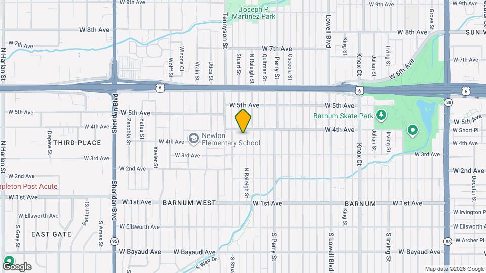 361 N Raleigh St Map and Location Details