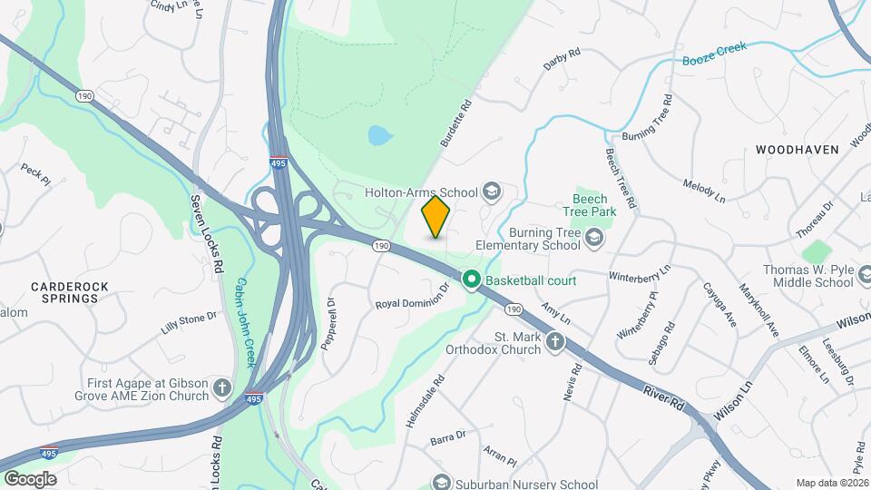 7309 River Rd Map and Location Details