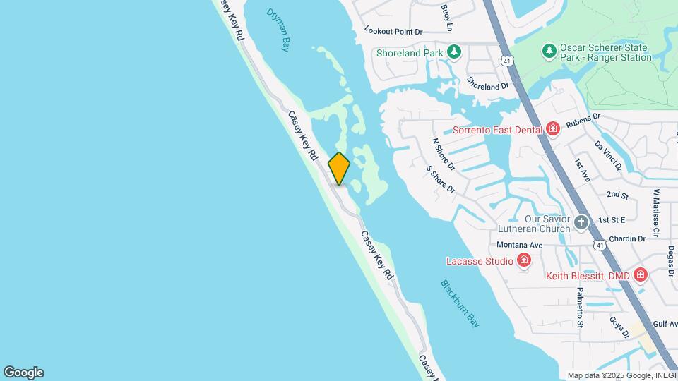 2800 Casey Key Rd Map and Location Details