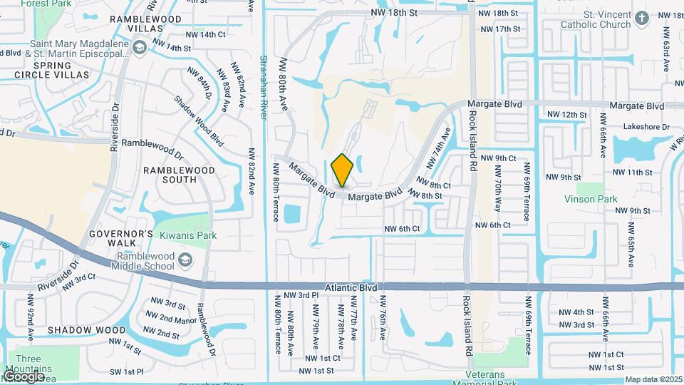 1005 Country Club Dr Map and Location Details