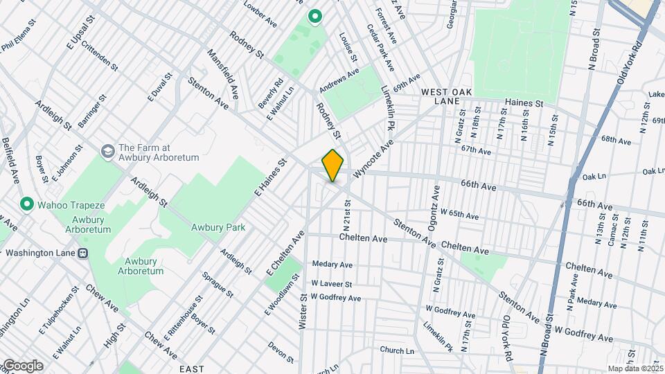 2122 Stenton Ave Map and Location Details
