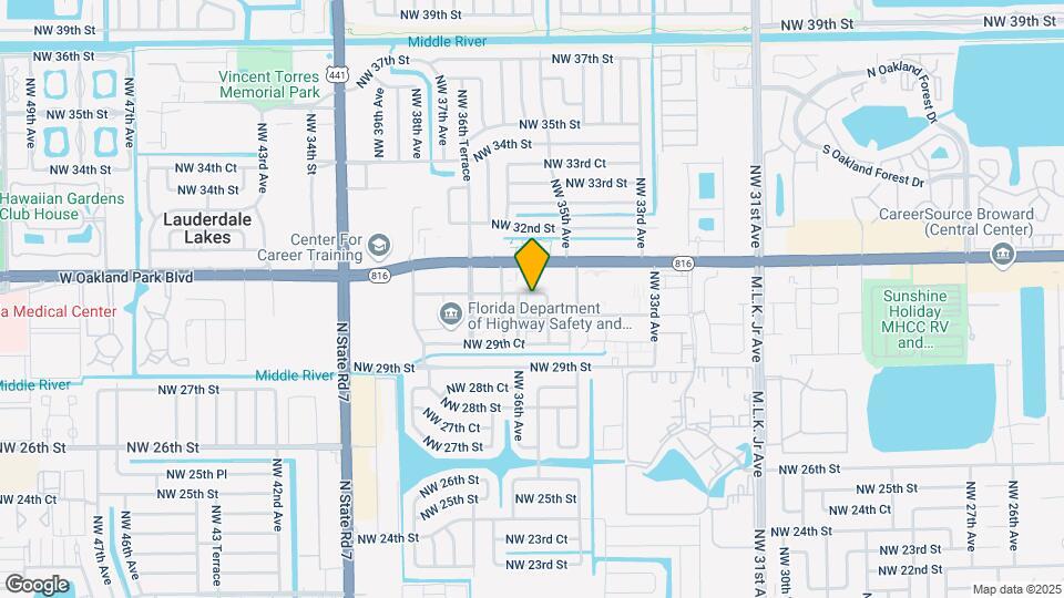 3540 NW 30th Pl Map and Location Details