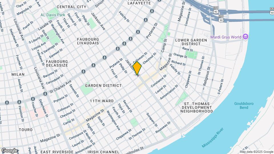 1200 Jackson Ave Mapa y Detalles de la Ubicación