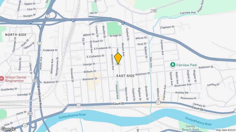 49 Howard Ave, Unit Right side Map and Location Details