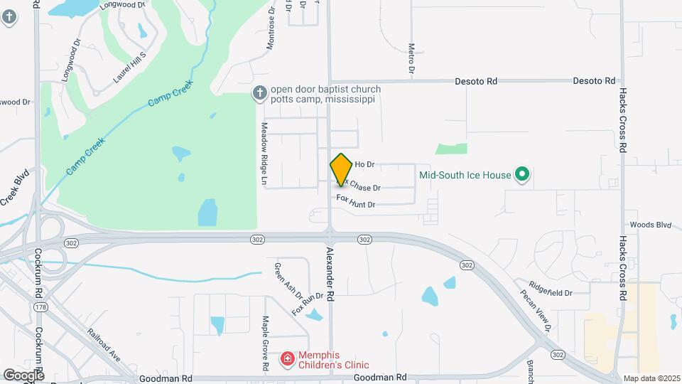 10018 Fox Hunt Dr Map and Location Details