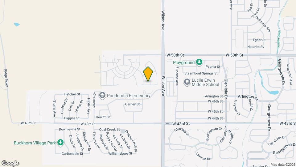 4705 Whistler Dr Map and Location Details