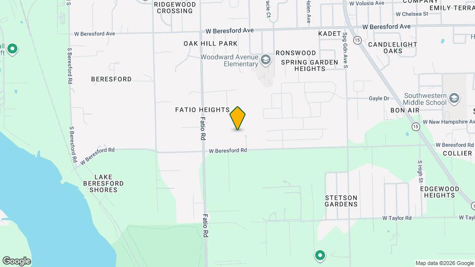 1525 W Beresford Rd Map and Location Details