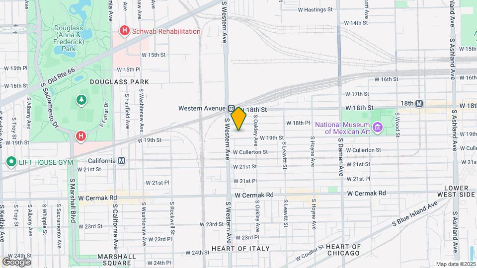 2336 W 19th St Map and Location Details