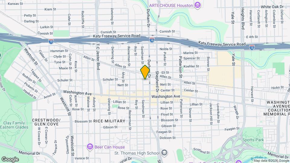 1218 Sandman St Map and Location Details