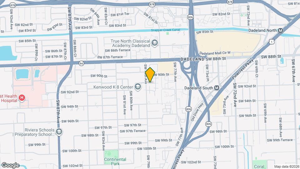 9103 SW 78th Pl Map and Location Details