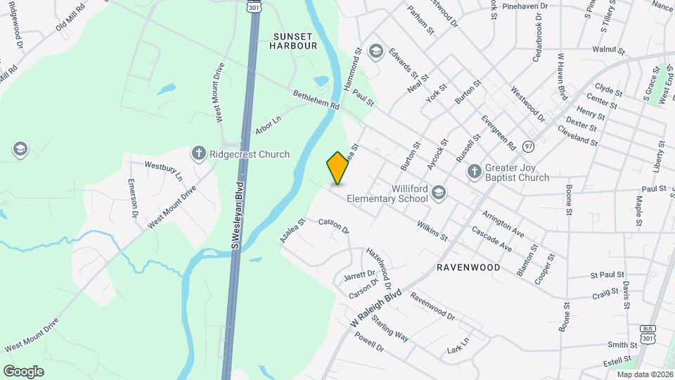 1228 Griffin St Map and Location Details