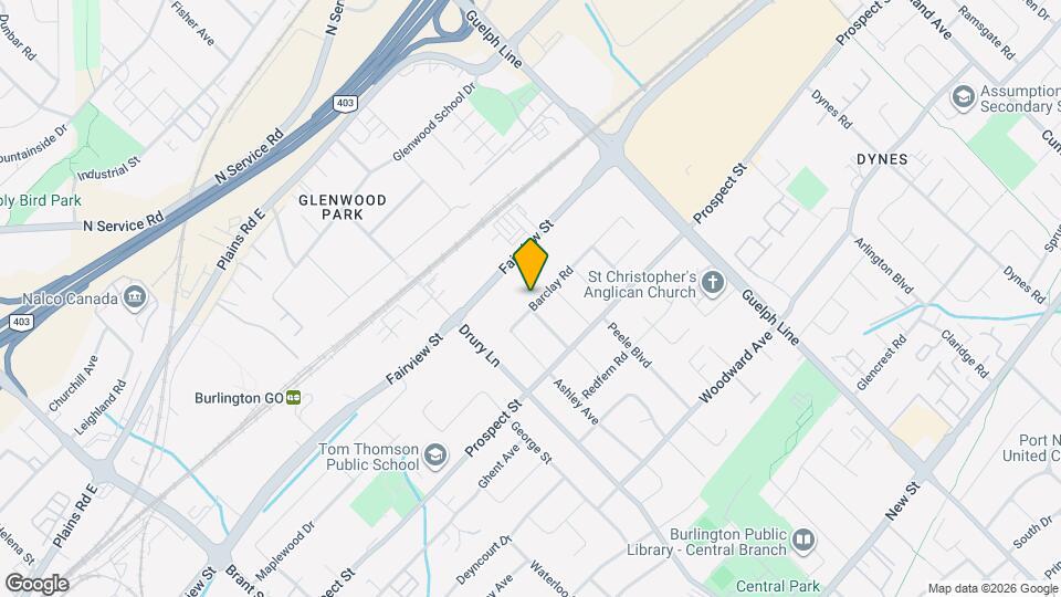 2331 Barclay Rd Map and Location Details