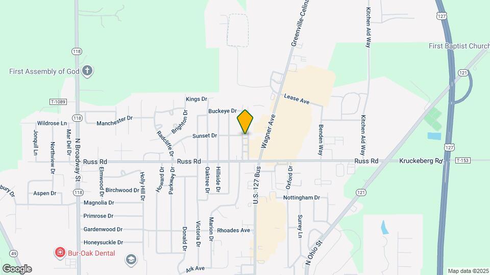 1355 Chippewa Dr Map and Location Details