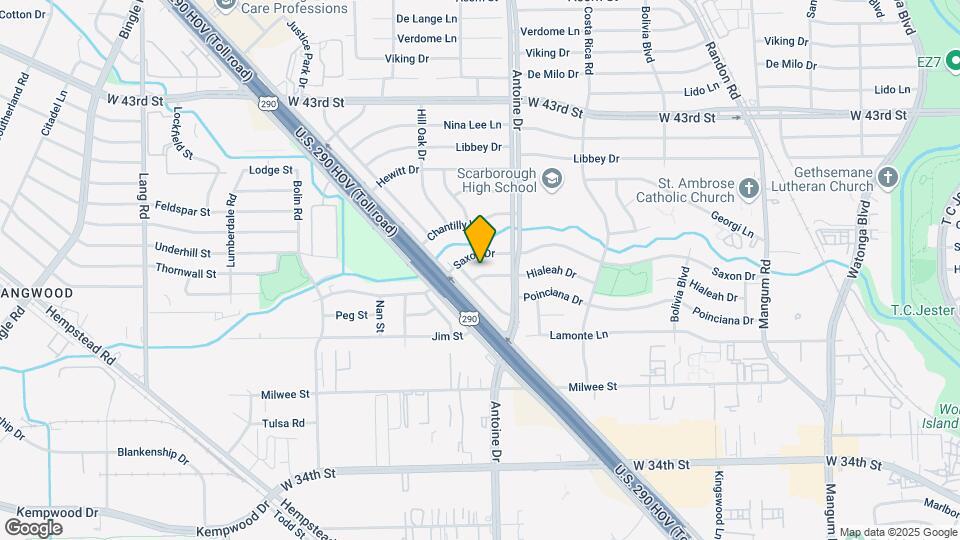 5602 Hialeah Dr Map and Location Details
