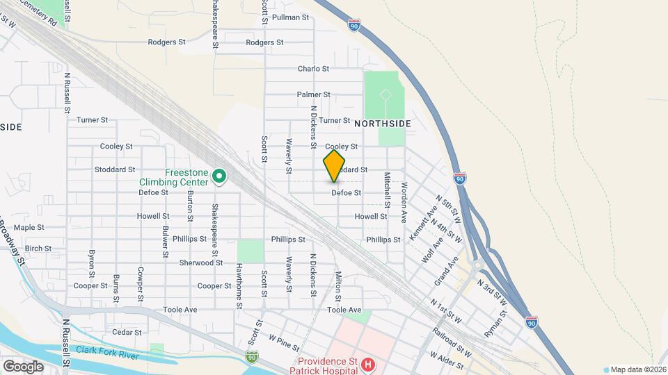 804 Defoe St Map and Location Details
