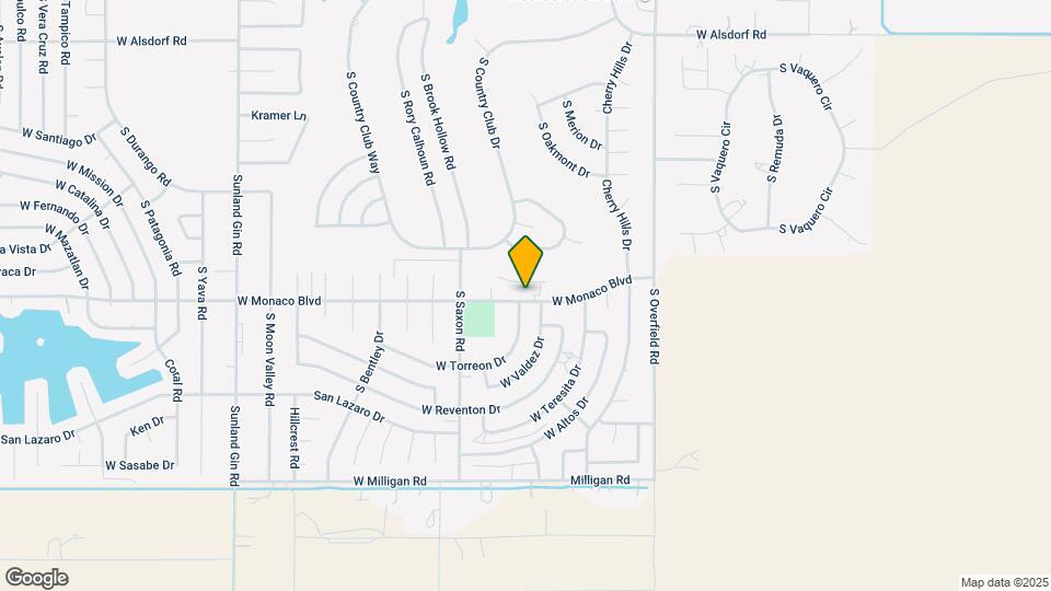 8580 W Monaco Blvd Map and Location Details