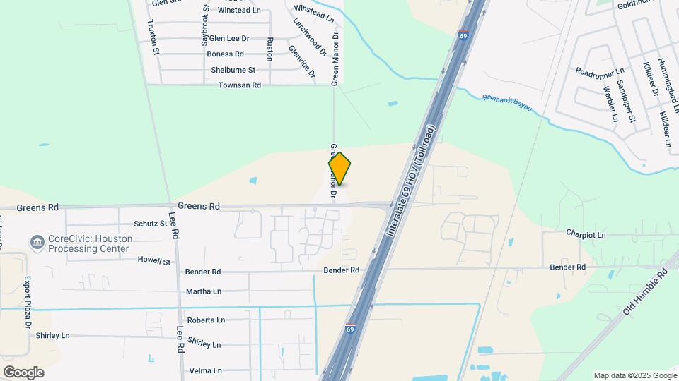 16016 Green Manor Dr Map and Location Details