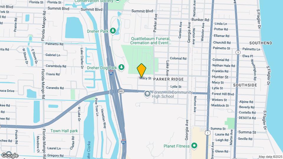 942 Macy St Map and Location Details