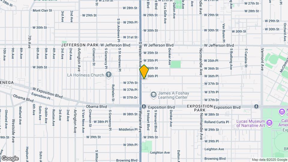 1679 W 37th St Map and Location Details