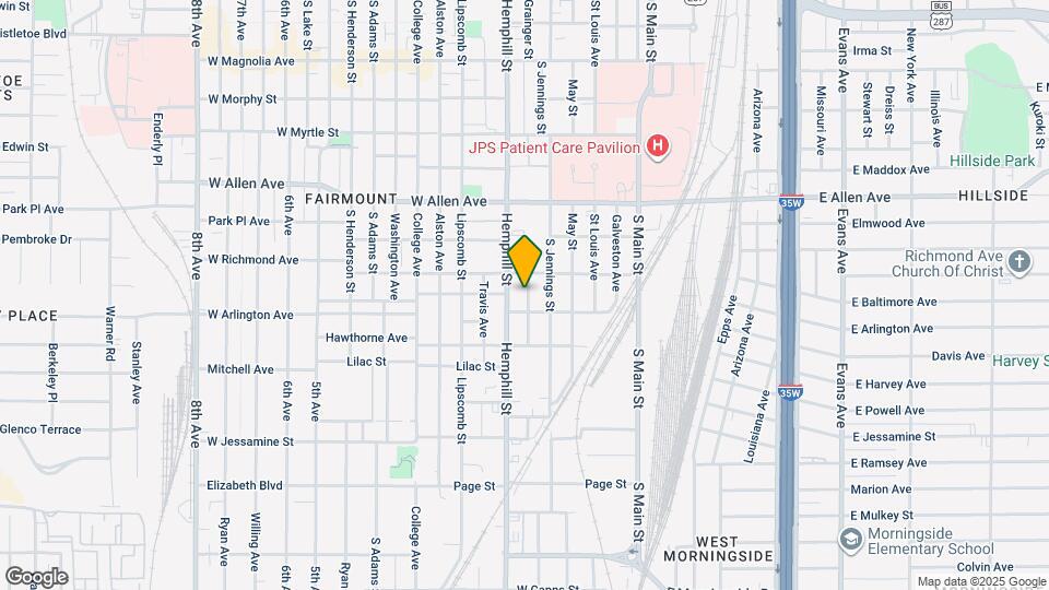 1916 Grainger St Map and Location Details