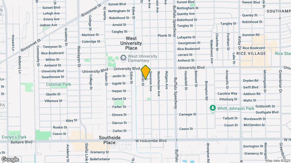 6341 Mercer St Map and Location Details
