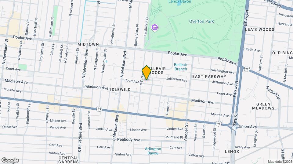 1952 Court Ave Map and Location Details