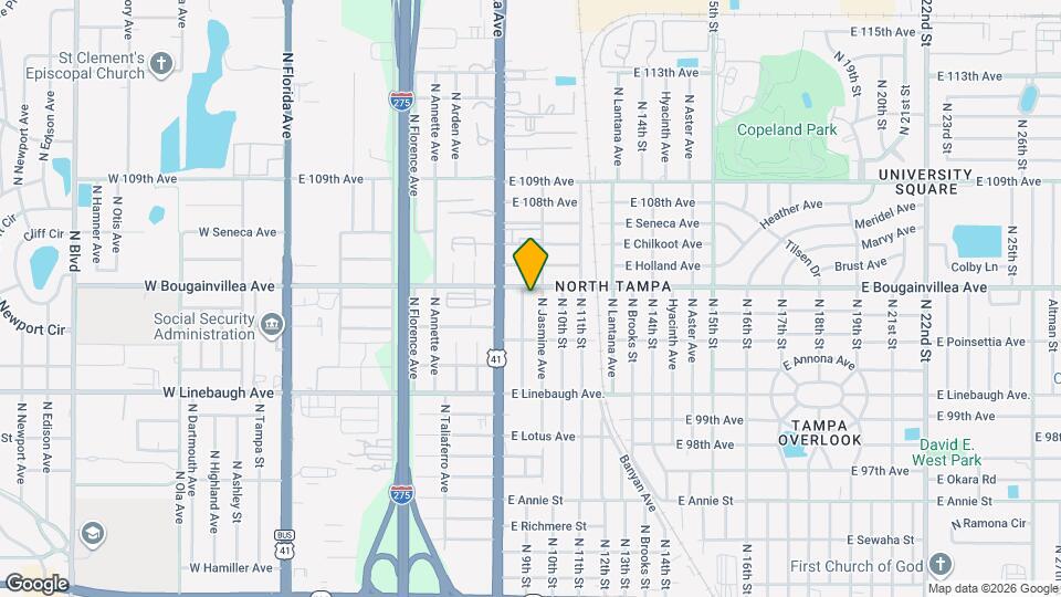 10315 N 9th St Map and Location Details