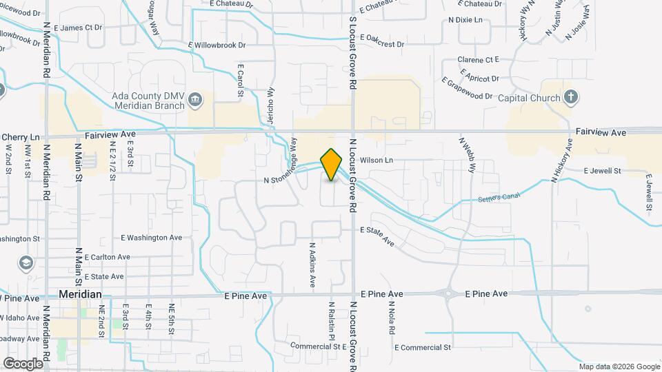 1337 N Alvey Ln Map and Location Details