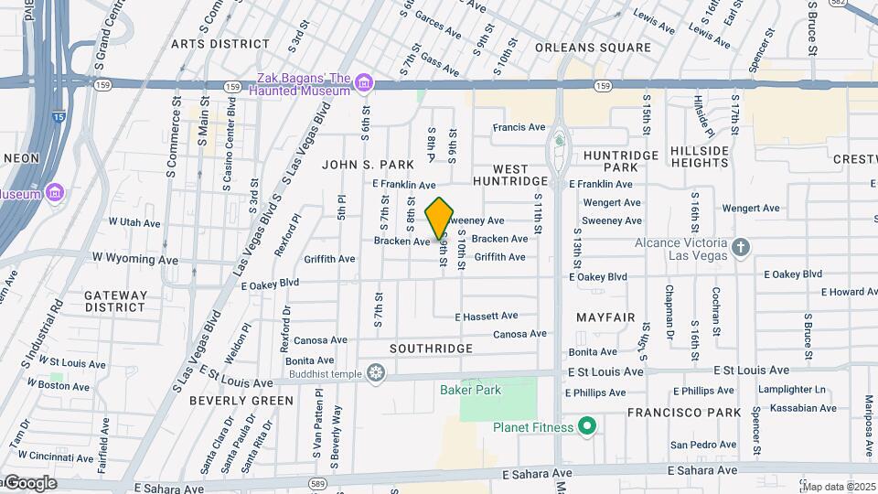 1500 S 9th St Map and Location Details