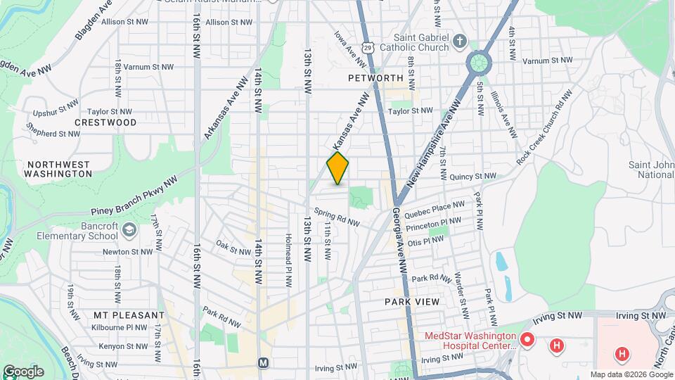 1015 Quebec Place NW Map and Location Details