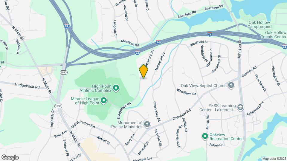 428 Shadybrook Rd Map and Location Details