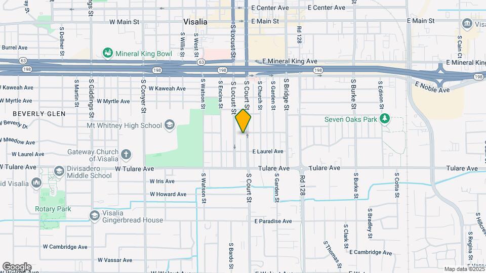 807 S Court St Map and Location Details