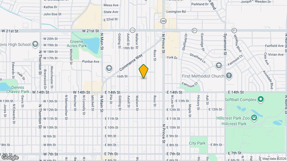 1512 Sheldon St Map and Location Details