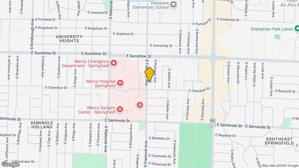 1954 S Fremont Ave Map and Location Details