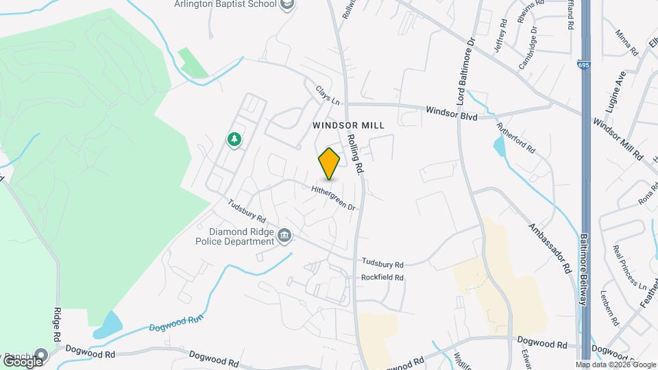 2610 Hallam Ct Map and Location Details