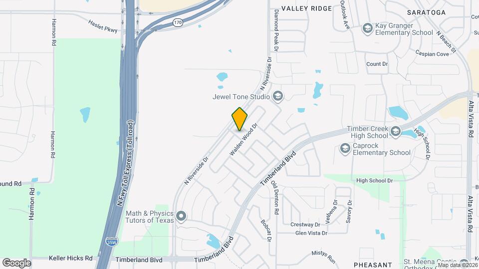 2621 Frisco Wood Dr Map and Location Details
