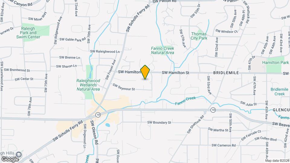 6233 SW Hamilton Way Map and Location Details