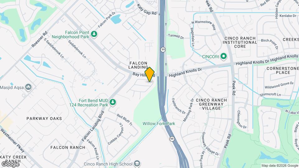 23506 Peacock Gap Ln Map and Location Details