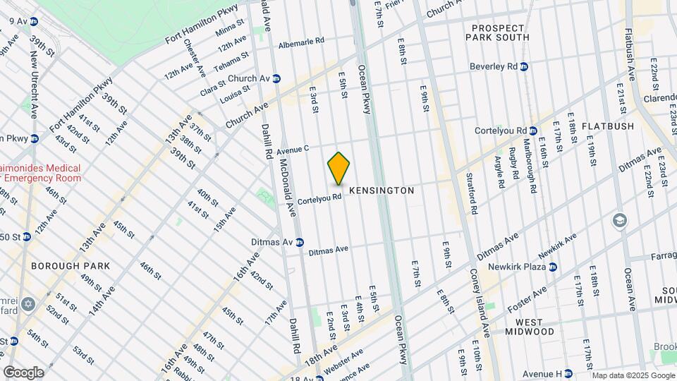 564 E 4th St Map and Location Details