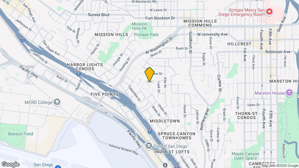 1554 Guy St Map and Location Details