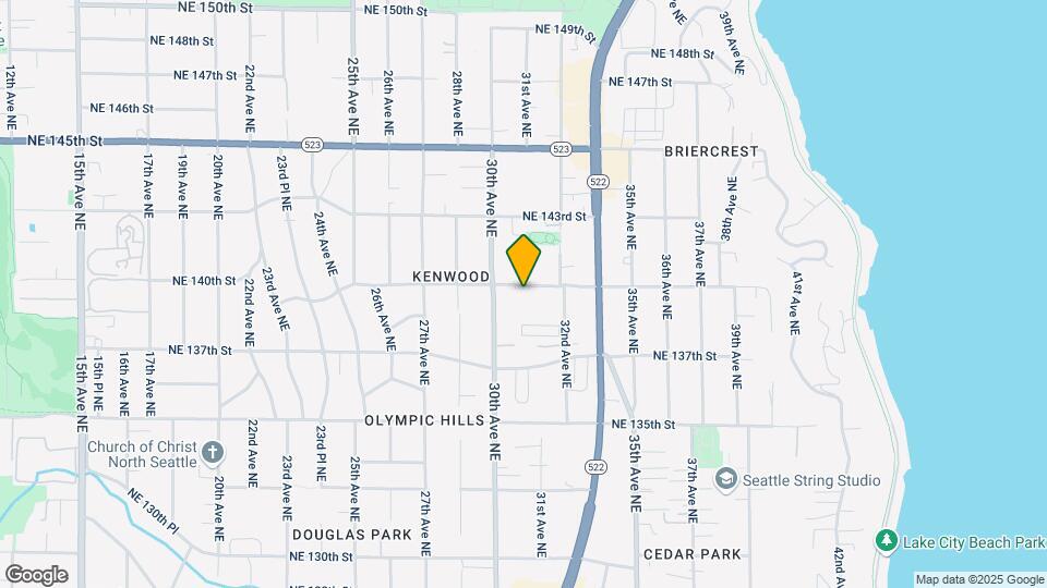 3025 NE 140th St Map and Location Details