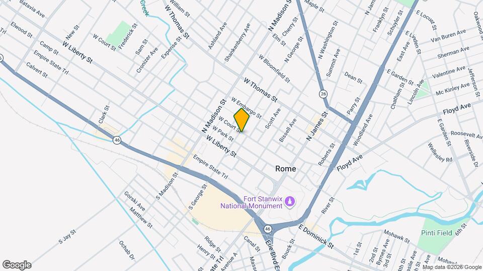 218 N George St Map and Location Details