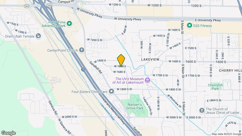 423 W 1640 S Map and Location Details