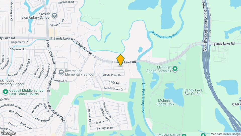 1504 Grapevine Creek Dr Map and Location Details