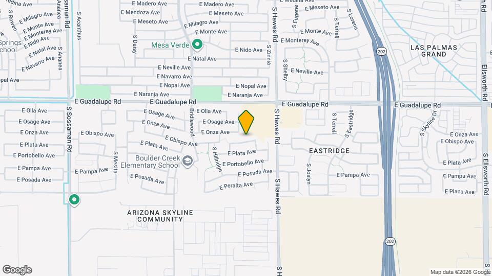 8240 E Obispo Ave Map and Location Details
