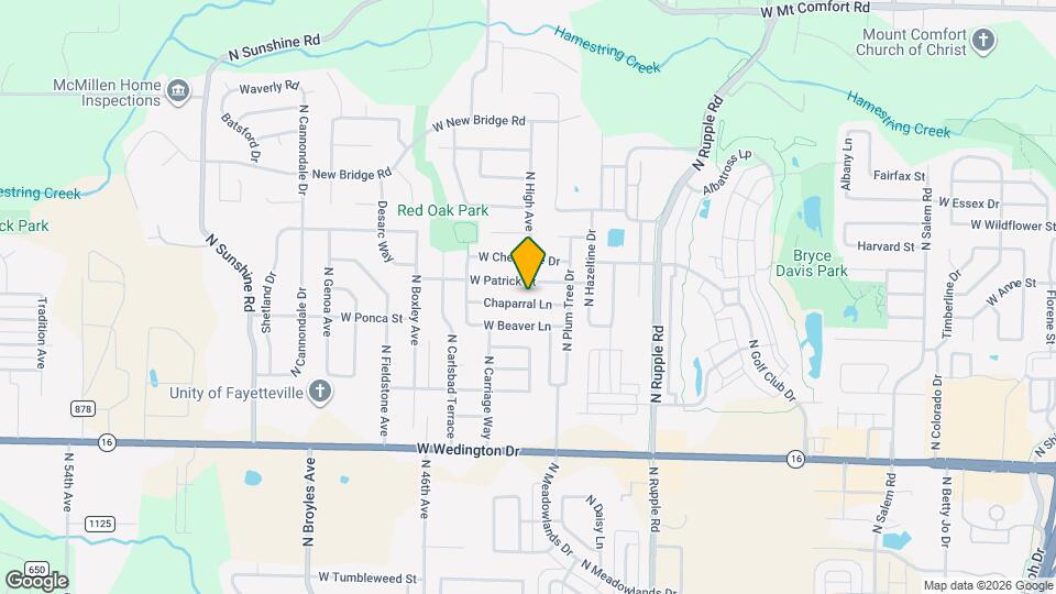 4338 Chaparral Ln Map and Location Details