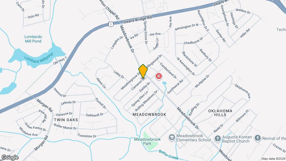 3606 Cameron Dr Map and Location Details