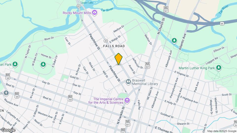 620 Falls Rd Map and Location Details