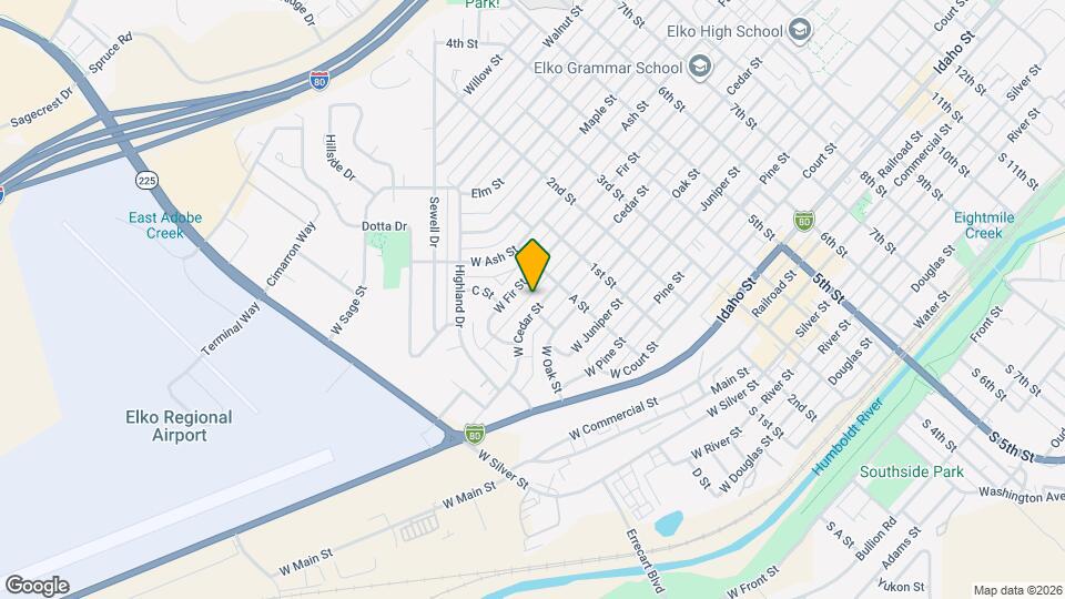 272 W Cedar St Map and Location Details